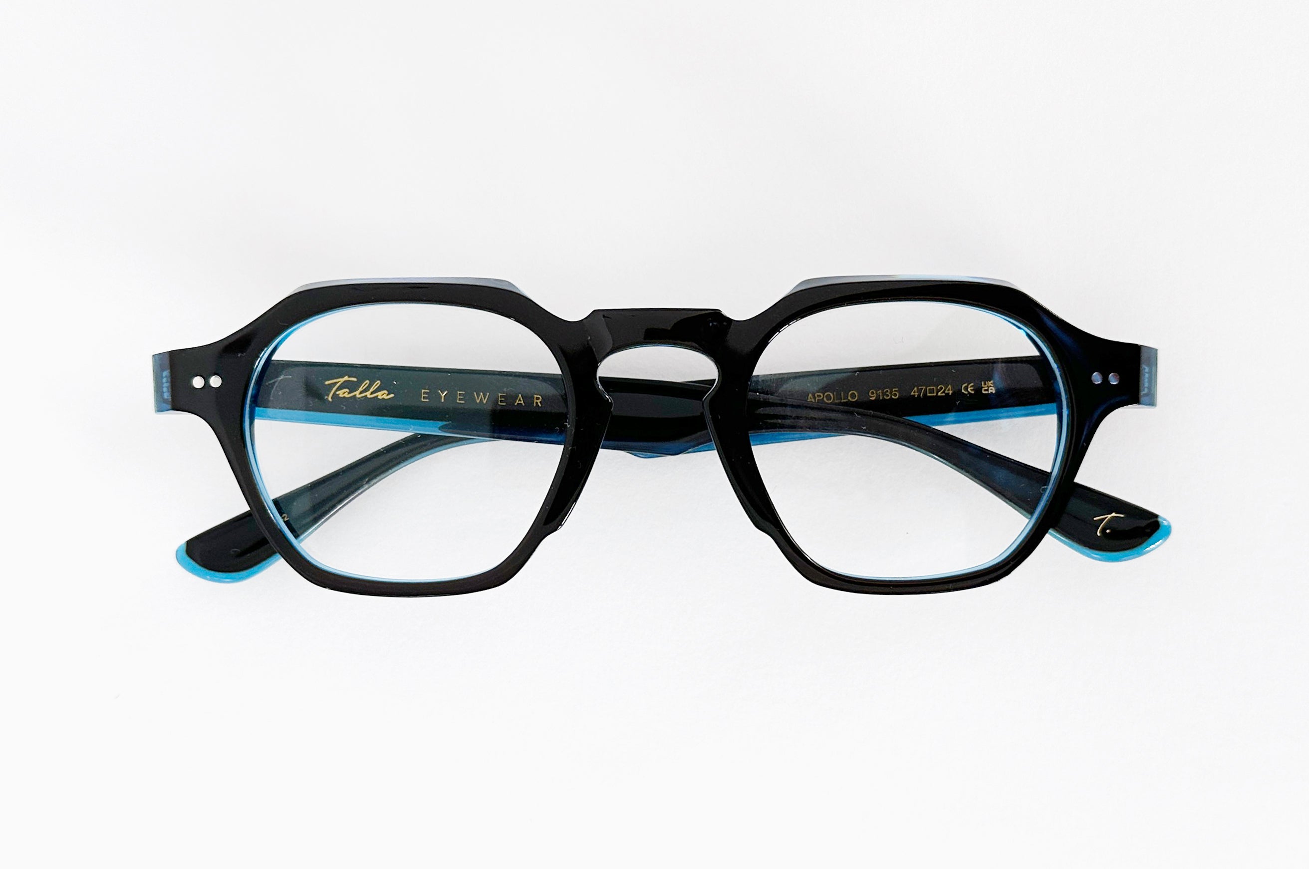 MARRON / BLEU FLUO