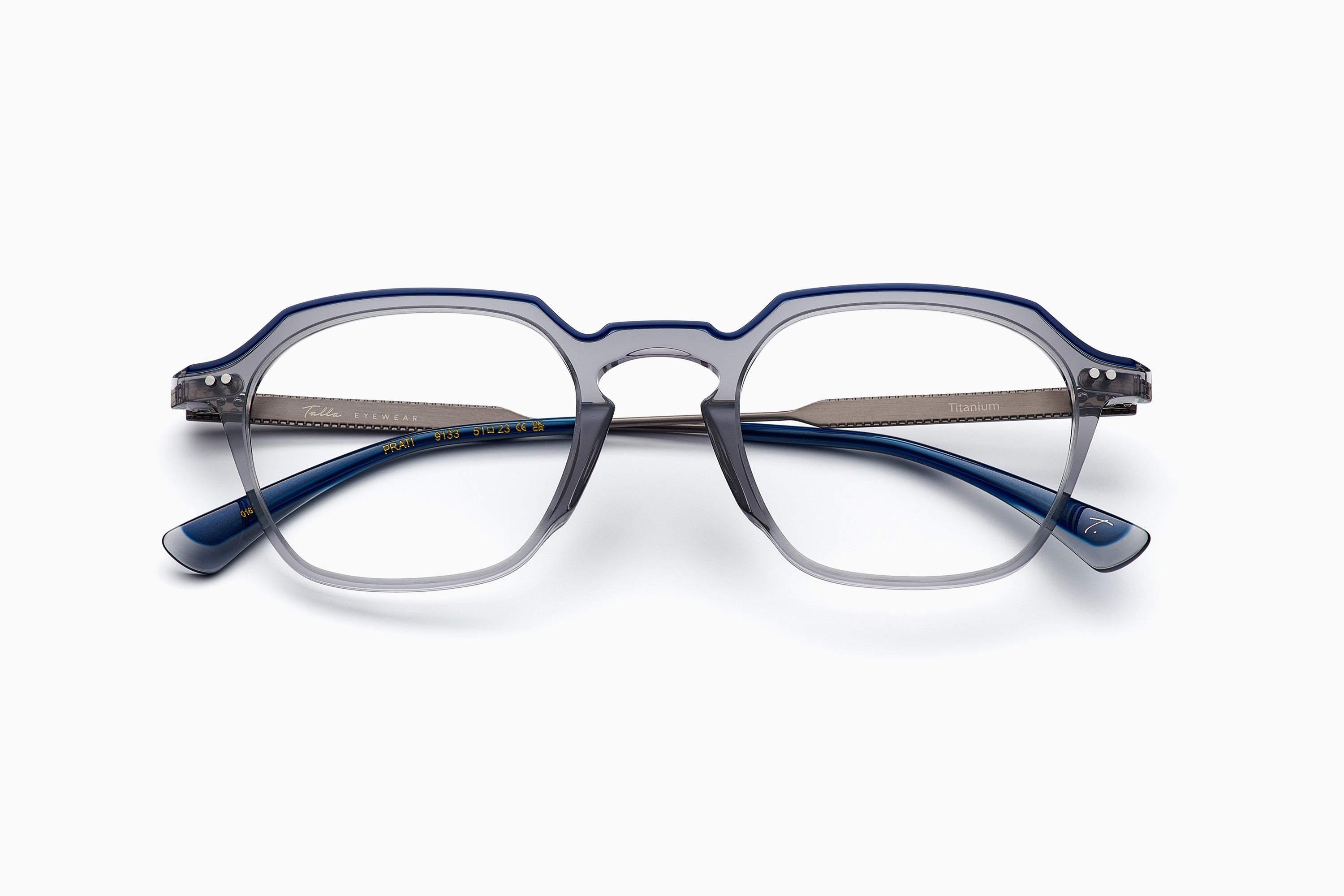 BLEU NACRE / GRIS CRISTAL