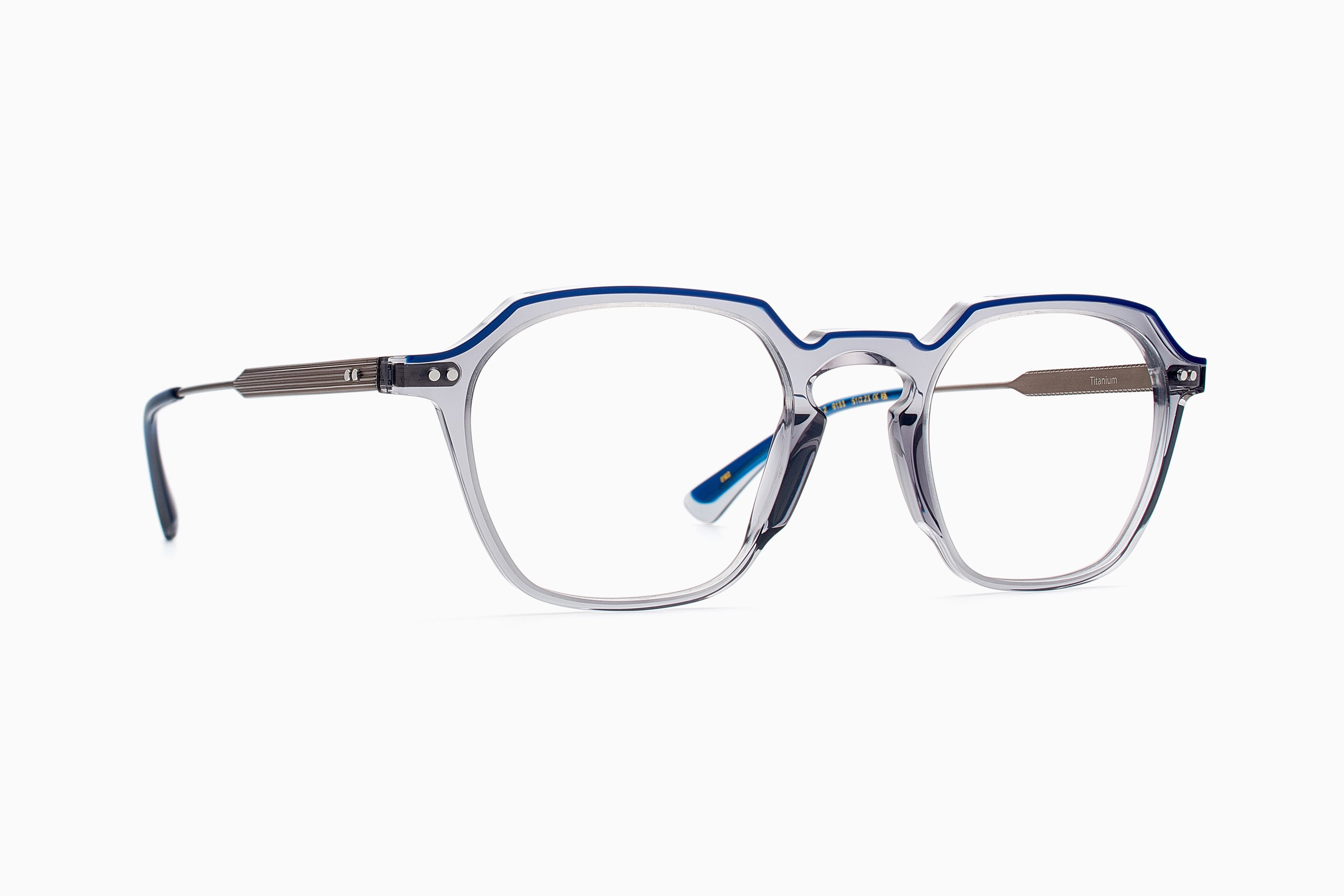 BLEU NACRE / GRIS CRISTAL